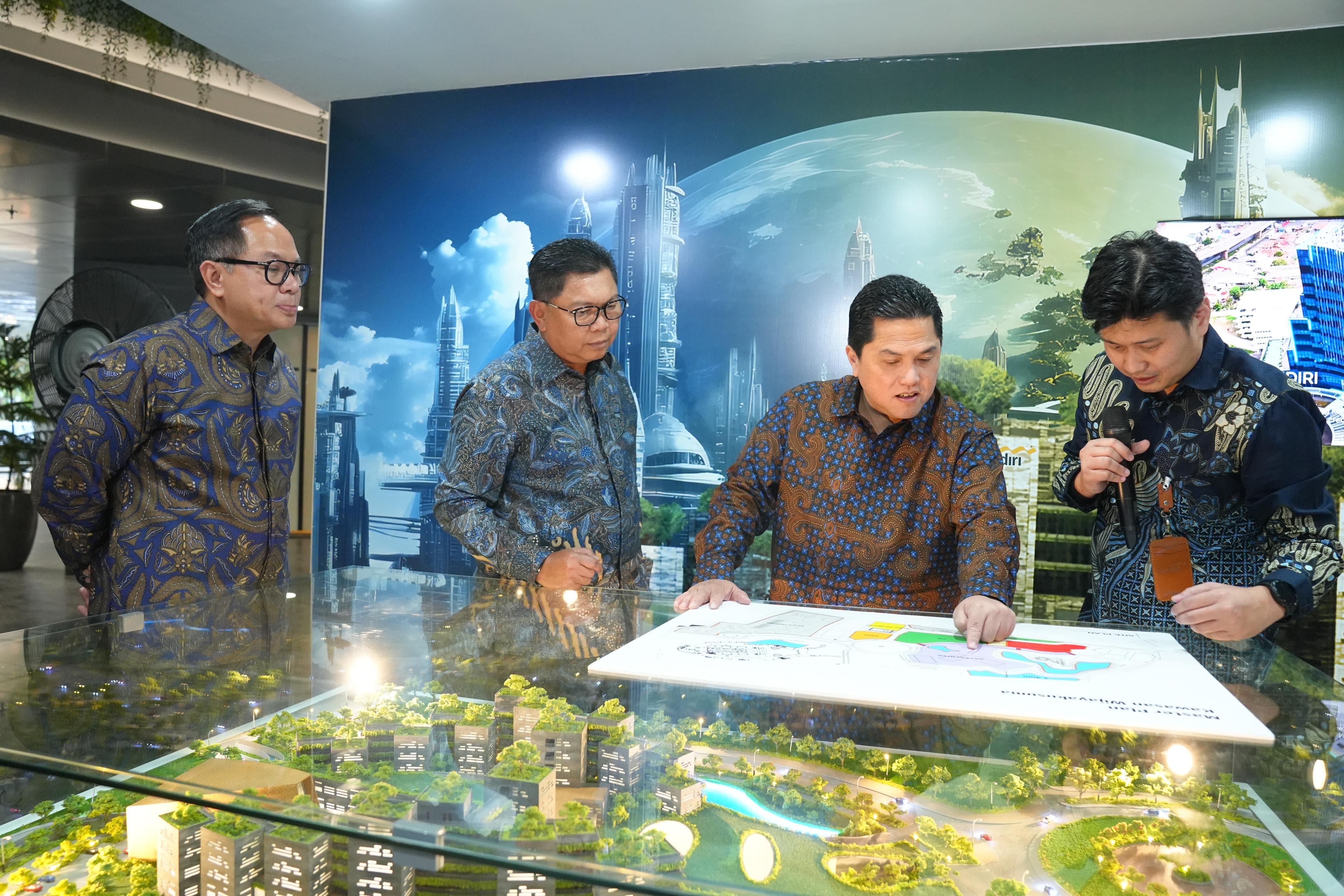 Resmikan Gedung Nawasena Mandiri Corporate University, Erick Thohir: Penyiapan SDM Sangat Penting