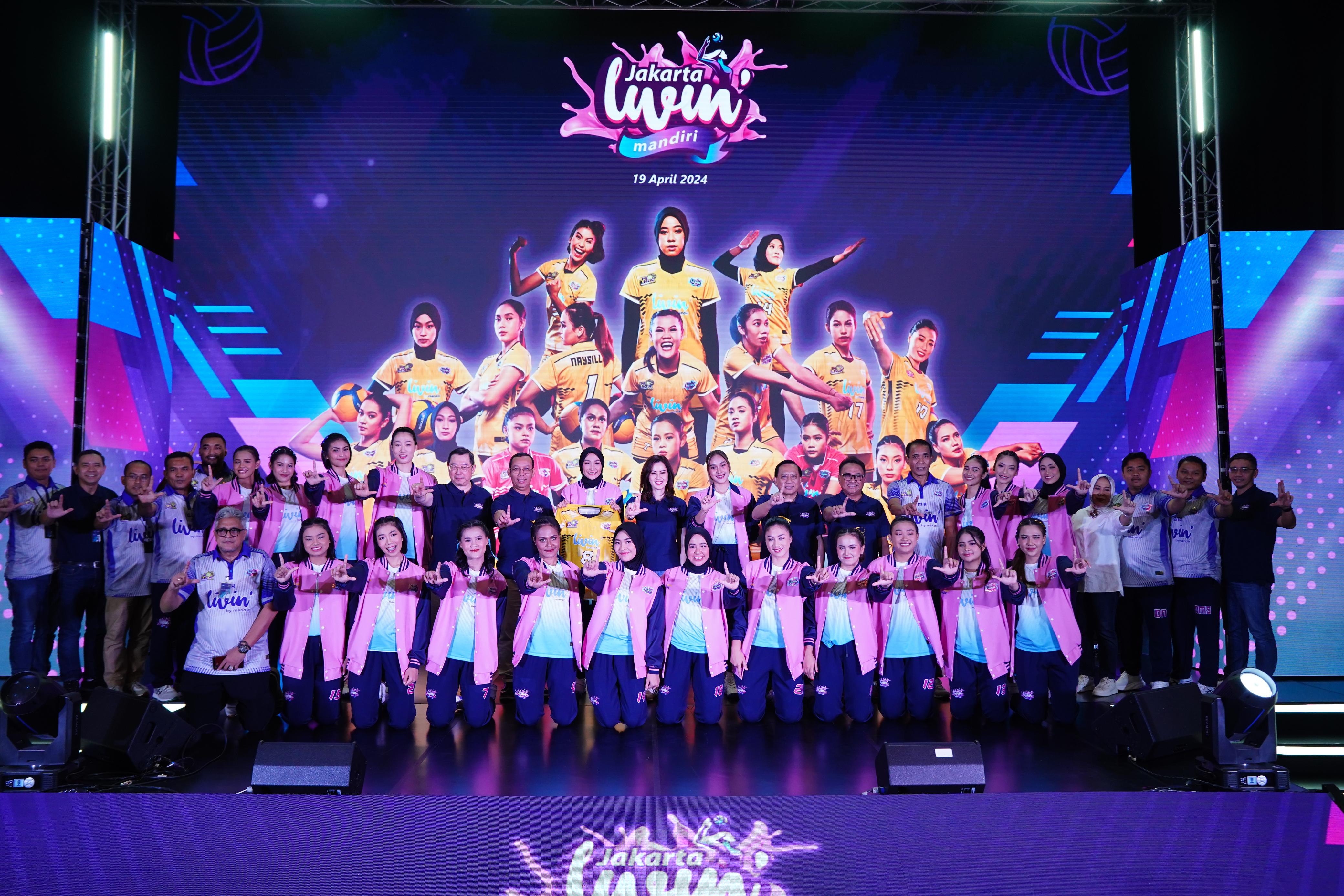 Bank Mandiri Resmi Umumkan Tim Proliga 2024 Putri, Jakarta Livin' Mandiri (JLM)