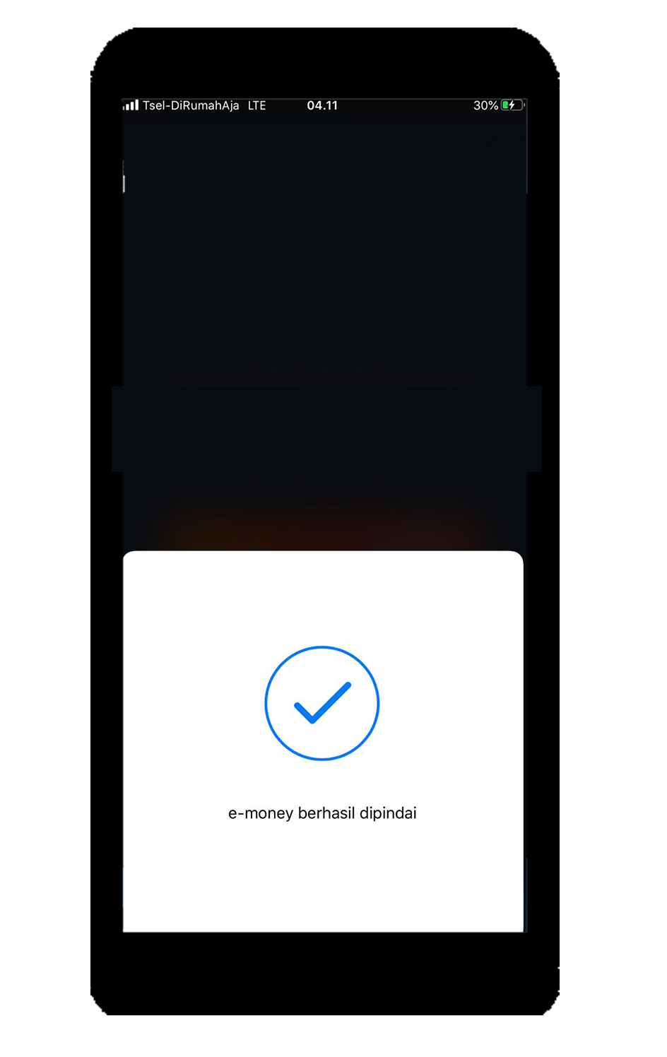 mandiri online app isi nomor kartu e-money