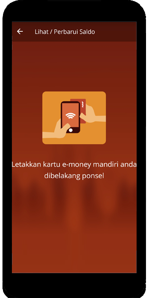 mandiri online app perbarui saldo e-money
