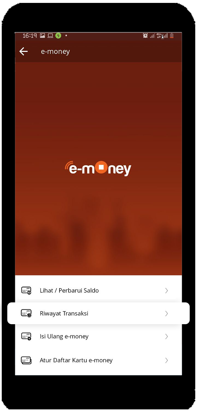 mandiri online app menu e-money