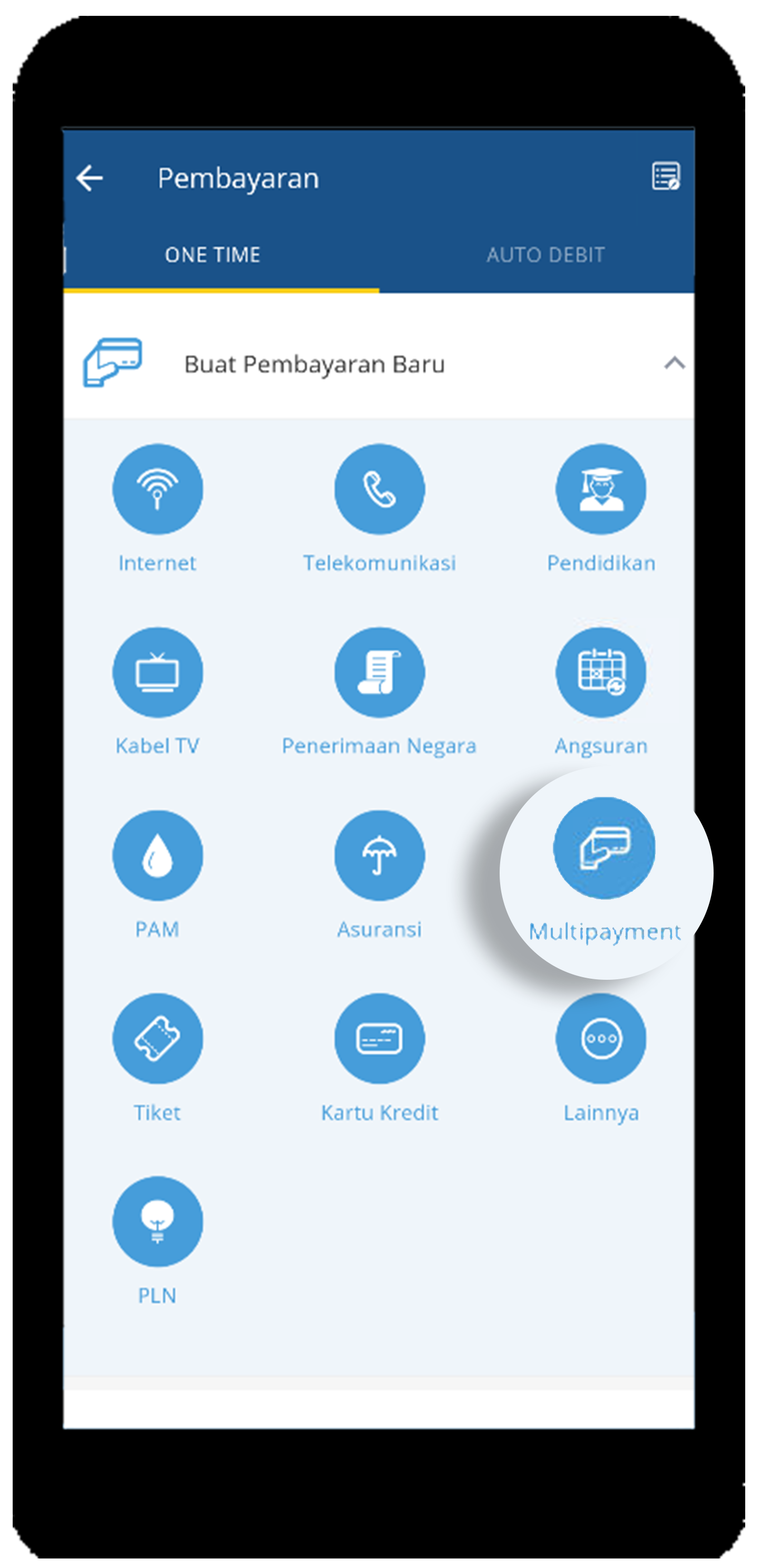 mandiri online app pembayaran multipayment