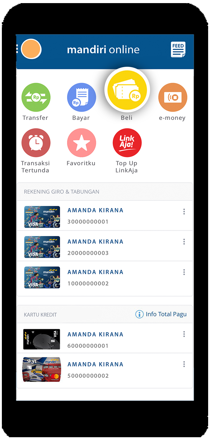 Pilih menu beli