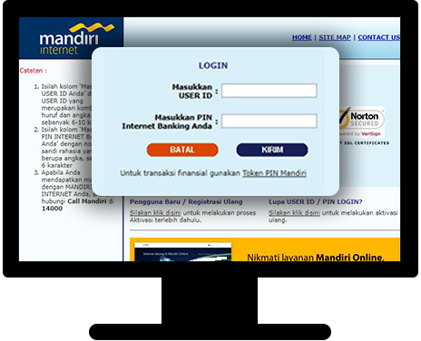 internet banking web login