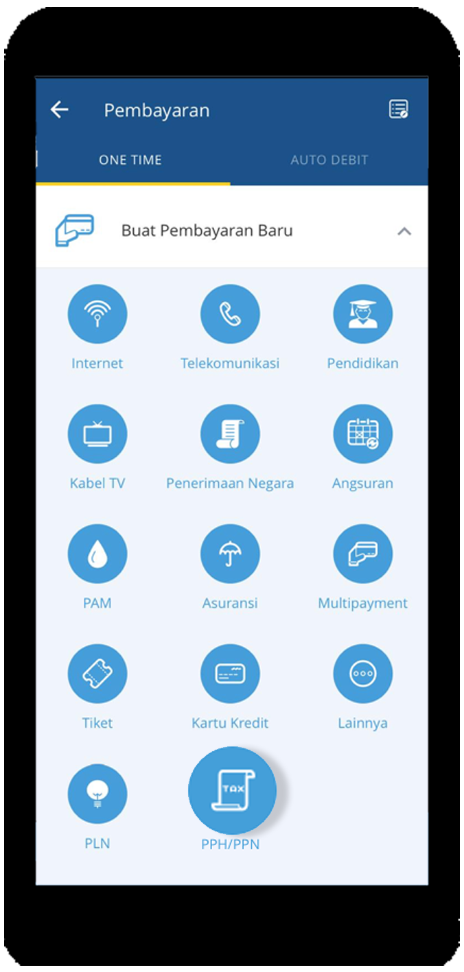 Livin' app menu bayar