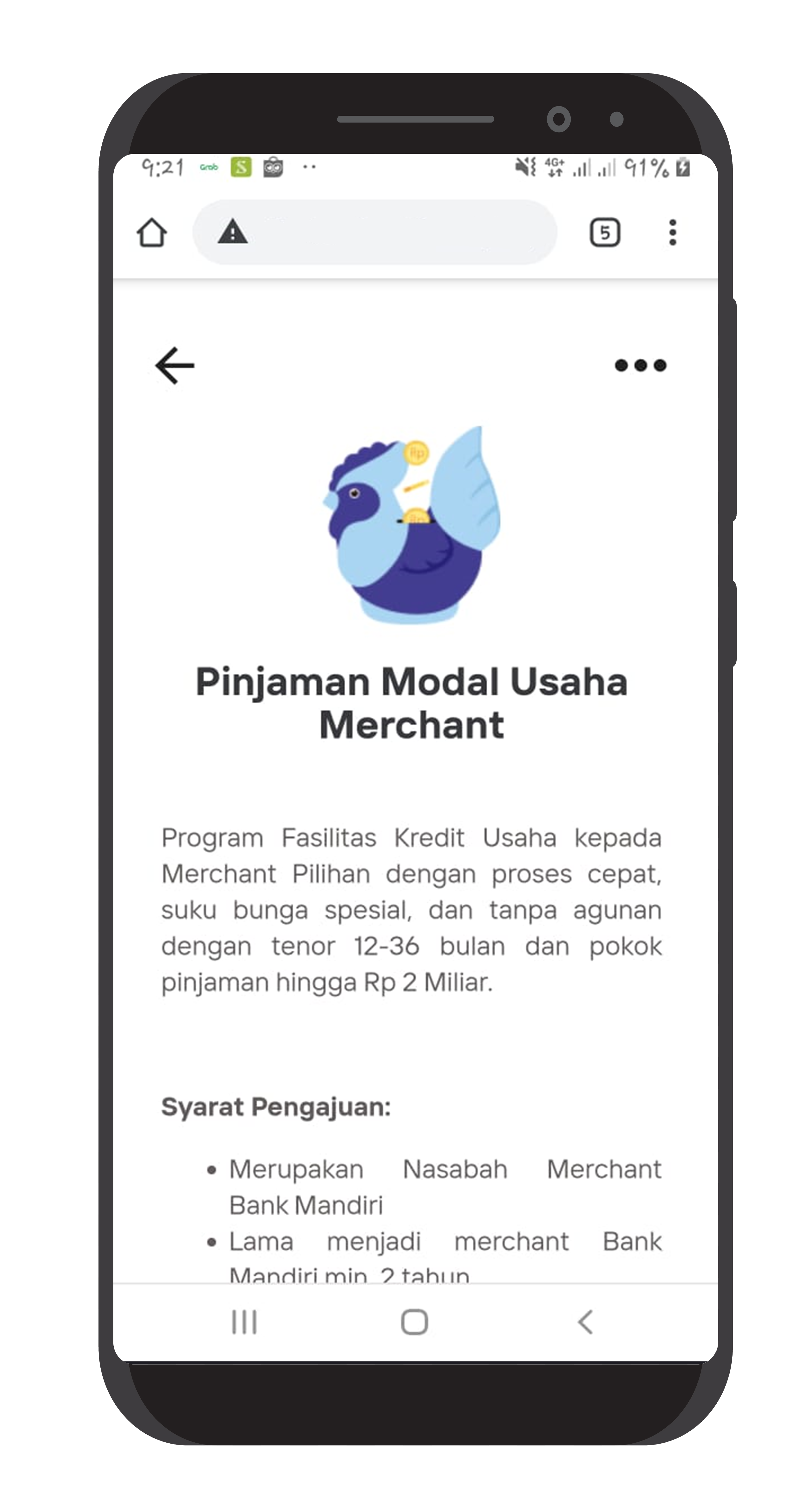 halaman syarat pengajuan