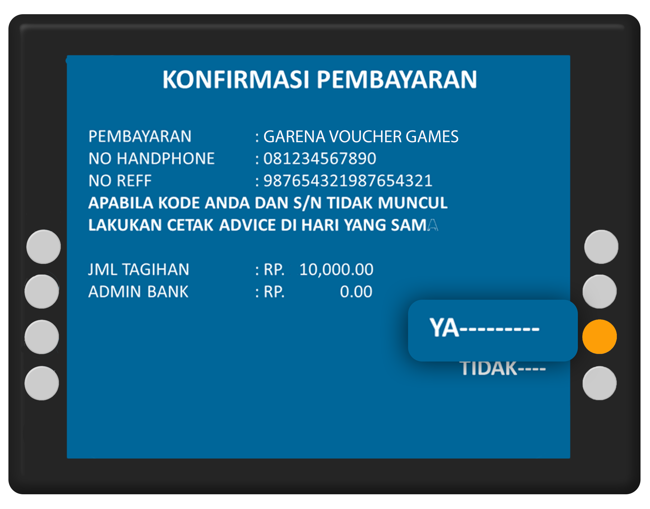 konfirmasi pembelian