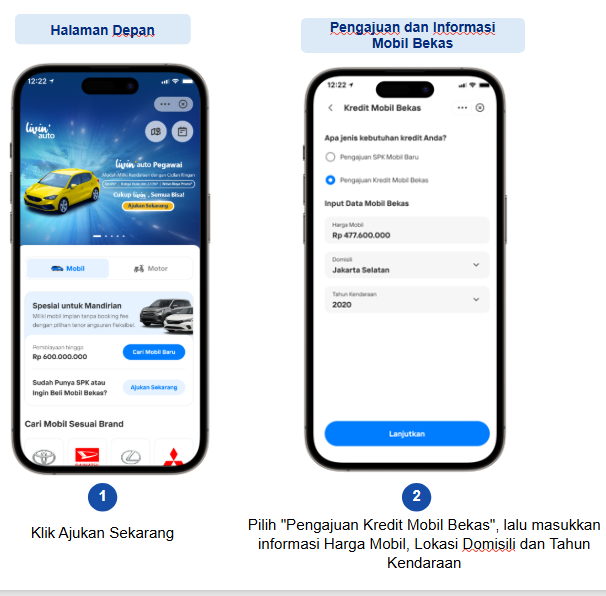 Flow Pengajuan via Katalog