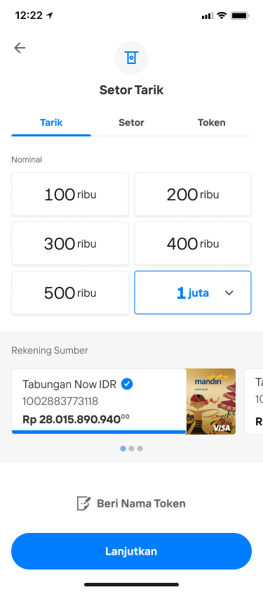 Pilih nominal
