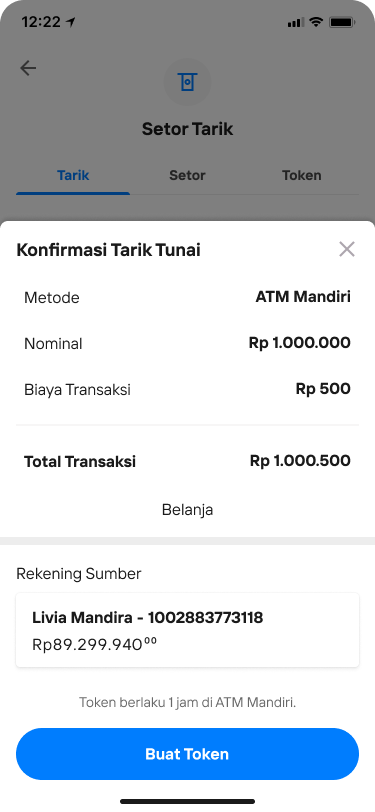 Buat kode token