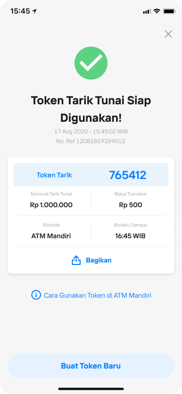 Kode penarikan