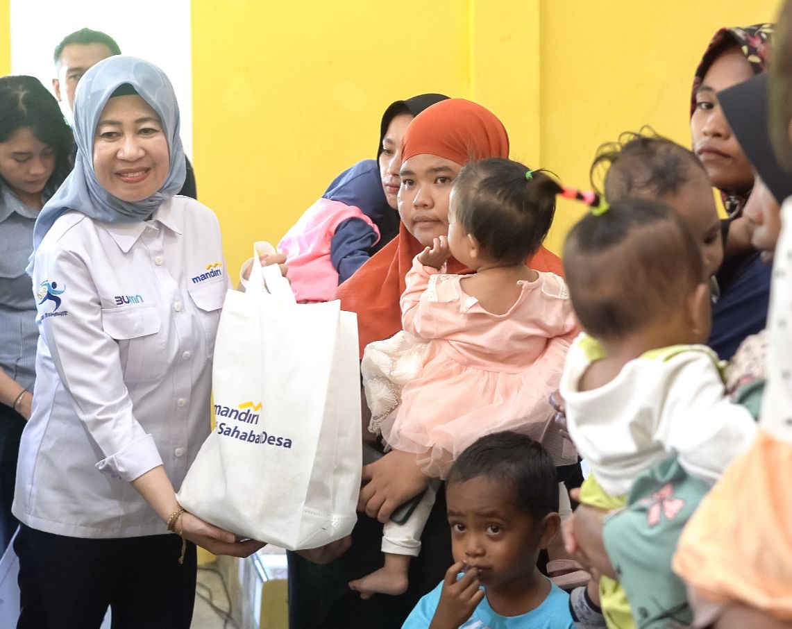Mandiri Sahabat Desa Sasar 200 Keluarga Risiko Stunting di Sulawesi Tengah