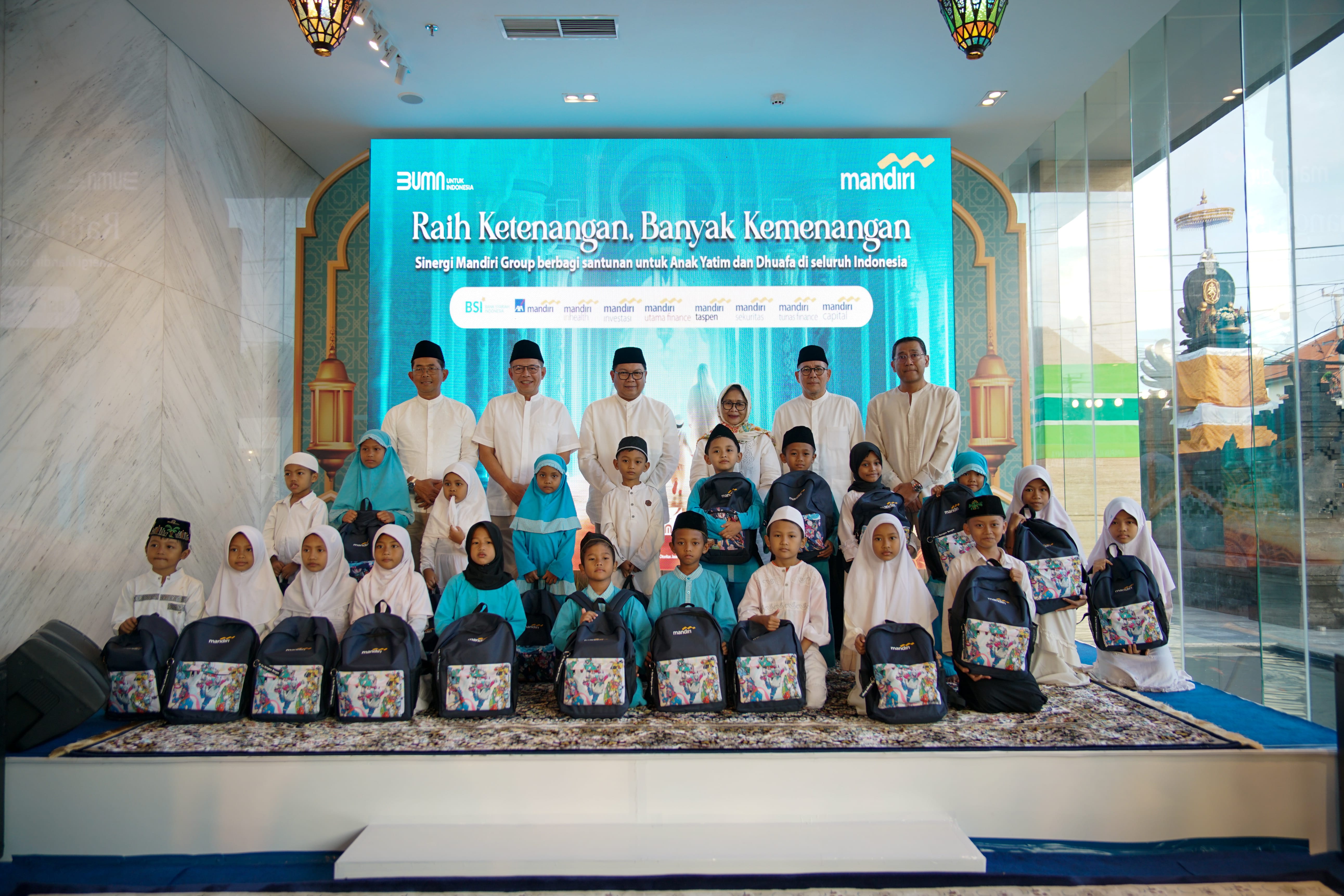 Berbagi Kebaikan Ramadan 1446 H, Bank Mandiri Group Santuni 57.600 Anak Yatim, Dhuafa dan Lansia