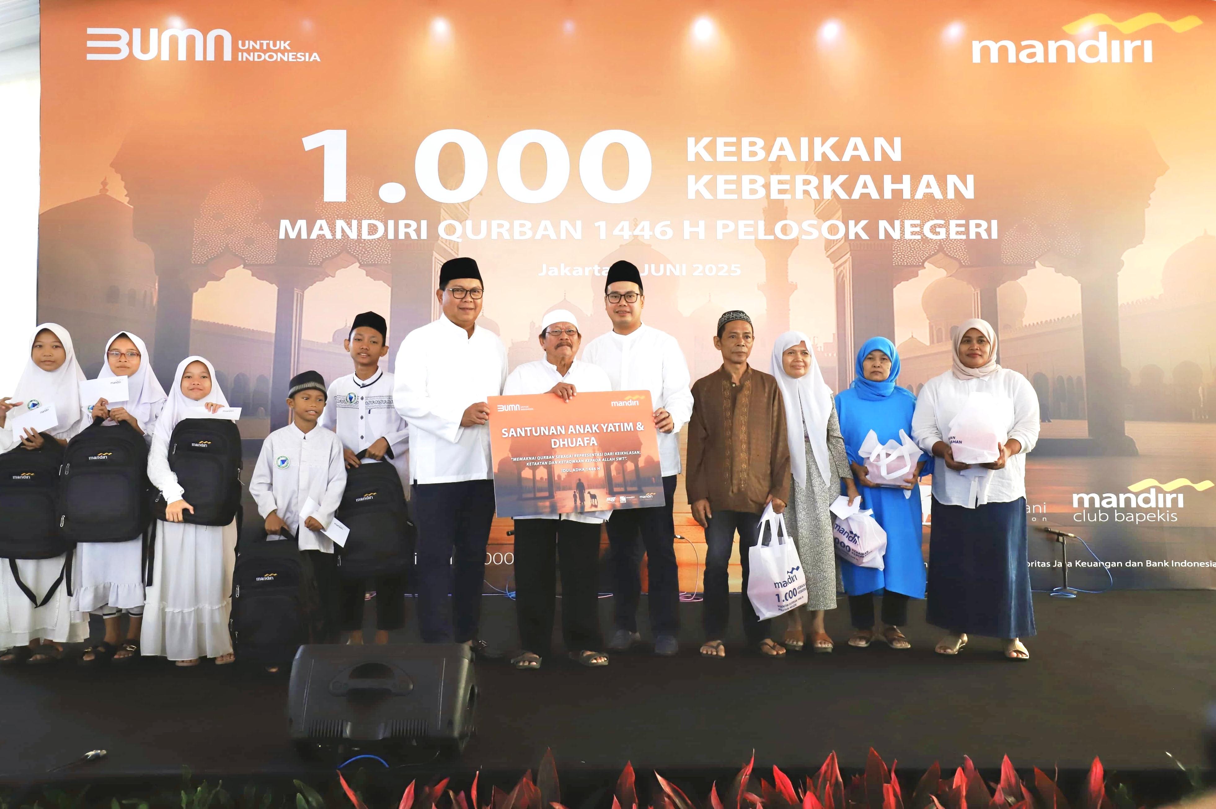 Bank Mandiri Perkuat Komitmen kepada Masyarakat Lewat Program Kurban di Idul Adha 1446 H