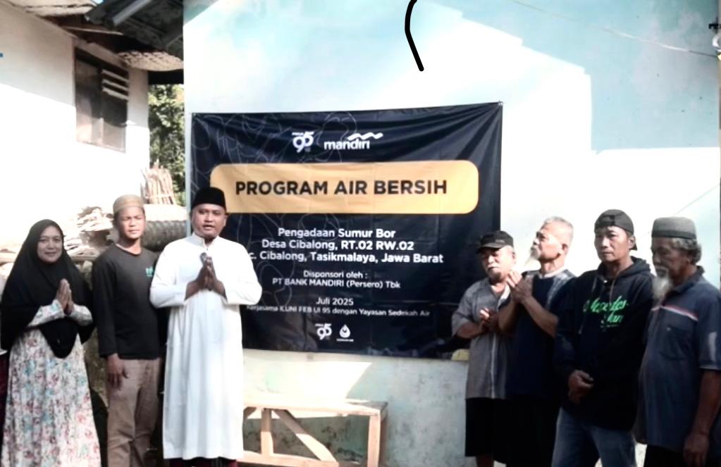 Bank Mandiri Perkuat Komitmen ESG melalui Kolaborasi Program Air Bersih di Cibalong, Tasikmalaya